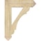 Ekena Millwork Olympic Arts & Crafts Rough Sawn Bracket, Douglas Fir, 6"W x 28"D x 36"H BKT06X28X36OLY03RDF - alternate 2